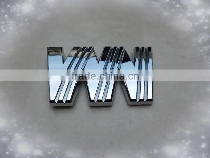 Chrome Plastic Custom stick on car badges