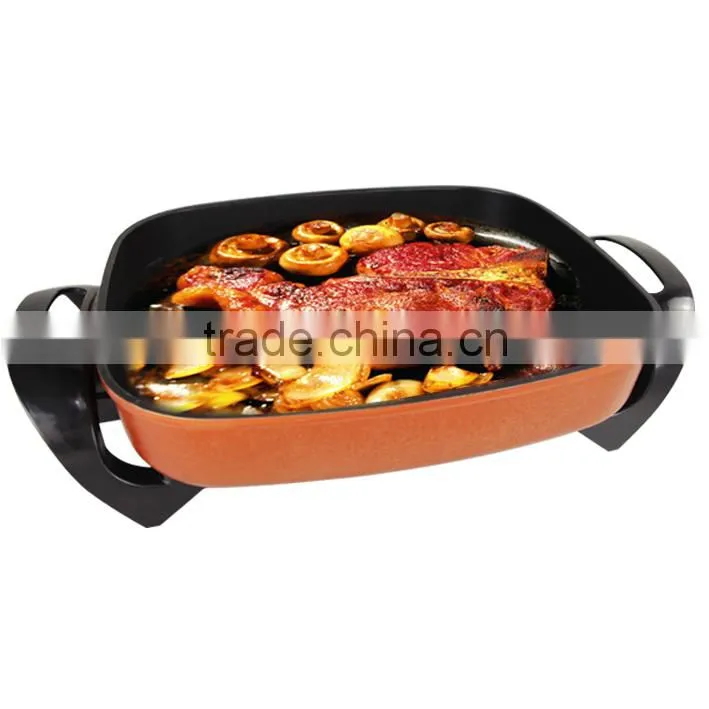 Non-stick coating Die-cast electric Cooking skillets