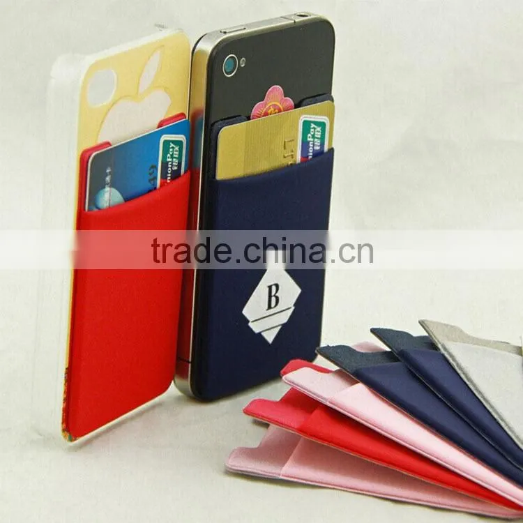 New product 3M sticker microfiber phone pocket