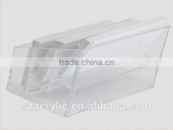 acrylic business card desk holders