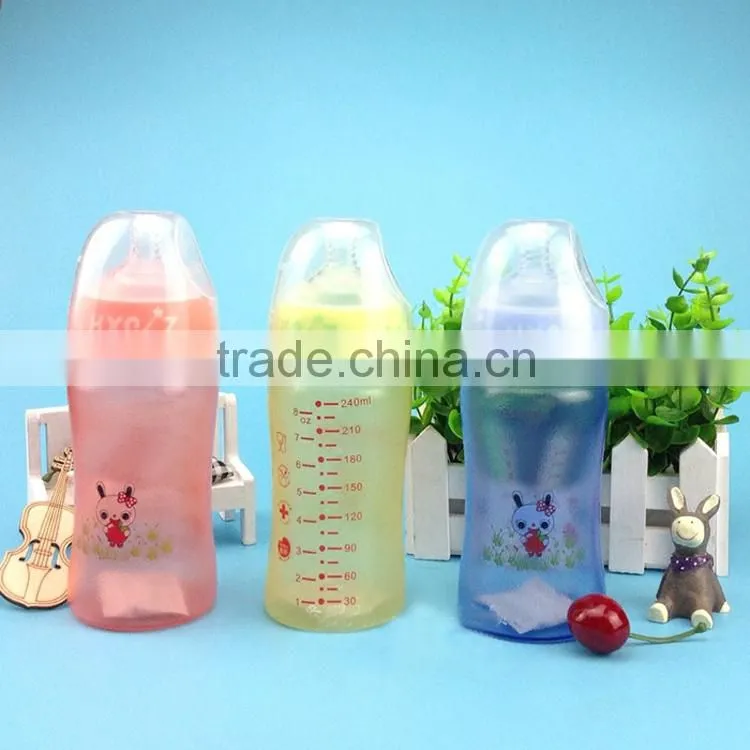 China novel design for newborn kids nursing color changing baby bottle wholesale