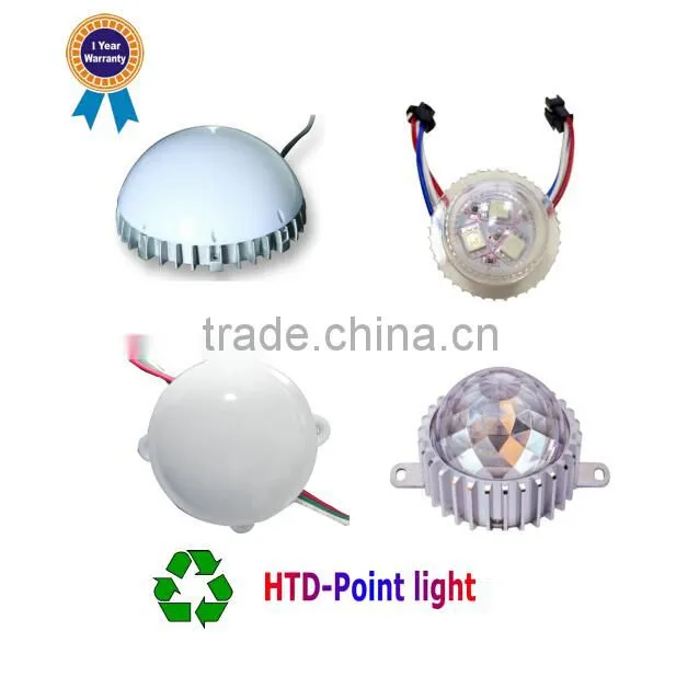 200mm high quality 36leds 9w 24v smd5050 rgb led point light