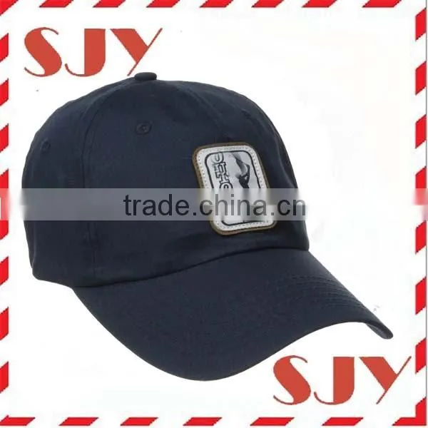 Fashion baseball cap wholesale 6 panel custom cap with woven patch