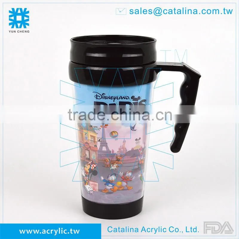 ACRYLIC 12oz 350ML TRAVEL MUG