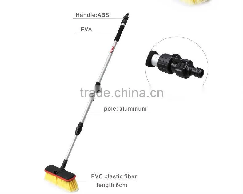 China BSCI flow through telescopic car cleaning brush set