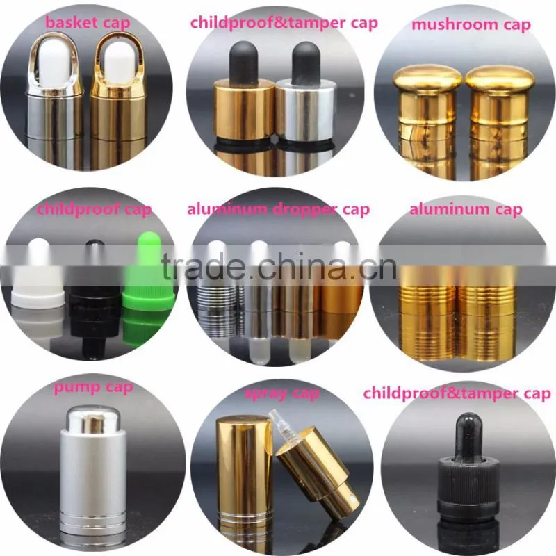 Skull frosted black glass dropper bottle for pipette 60ml dropper bottle with childproof tamper cap