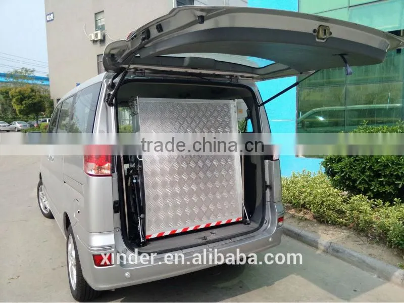 BMWR-201 Aluminum Manual Folding Car Motorcycle Wheelchair Ramp For Dongdeng van minivan