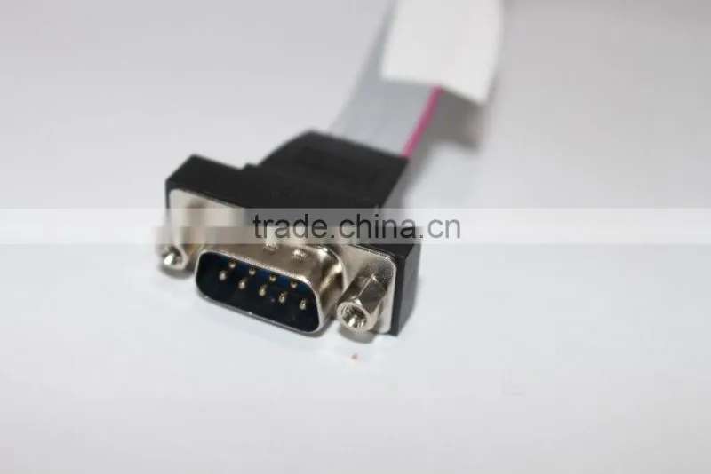 High quality/ Cheap price custom 2.54mm wire to board idc flat cable assembly with db connector