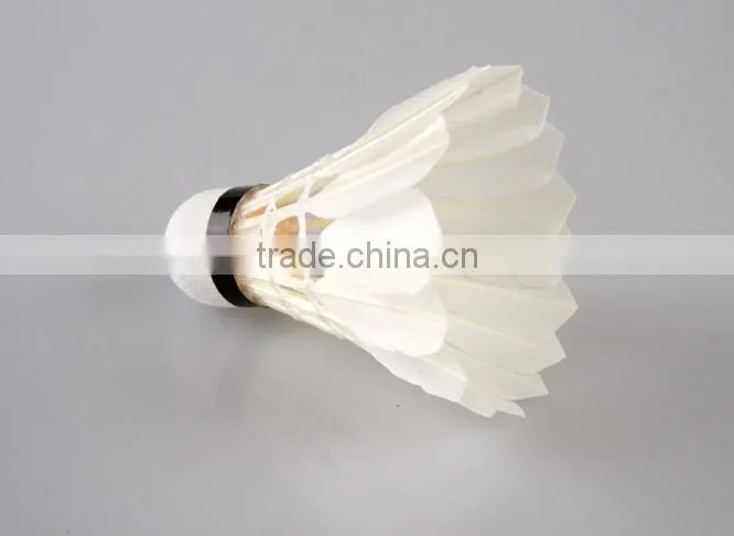 High Quality Class A Duck Feather 12pcs/Barrel Badminton Ball White Teal Feather Sport Game Training Badminton
