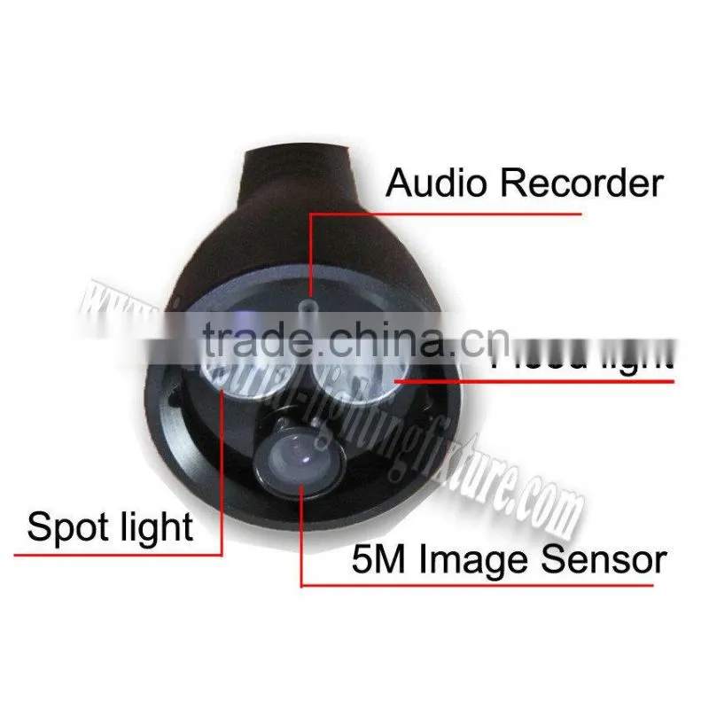 Rechargeable dvr flashlight