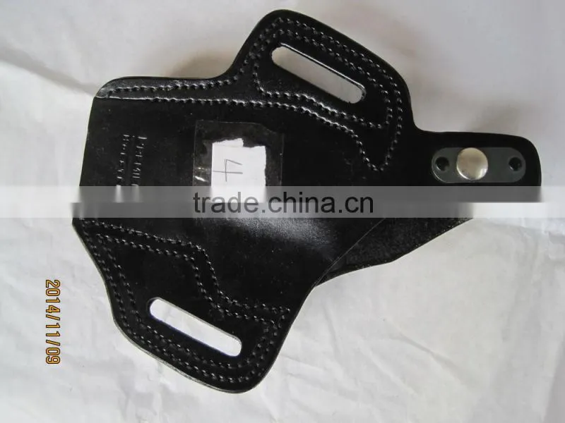 Custom leather gun holster