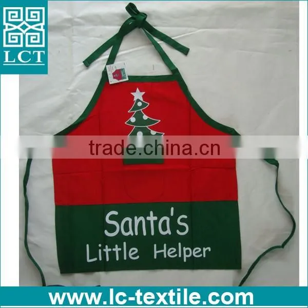 wholesale amazon best seller christmas santa's little helper kid apron