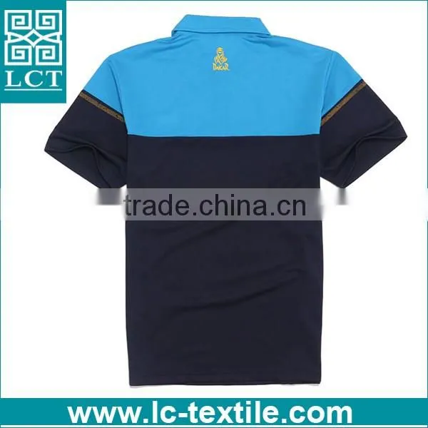 personalized embroidery pique cotton royal blue polo shirt uniform