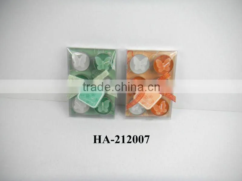 butterfly tea light candle with holders gift set
