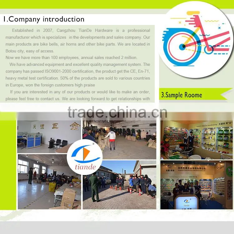 high quality bike part wireless call bell other accessory restaurant call bell steel desk bell