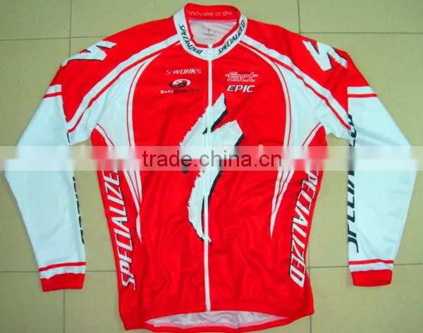 long sleeves fitted cycling clothes, cycling suits, bike Jersey