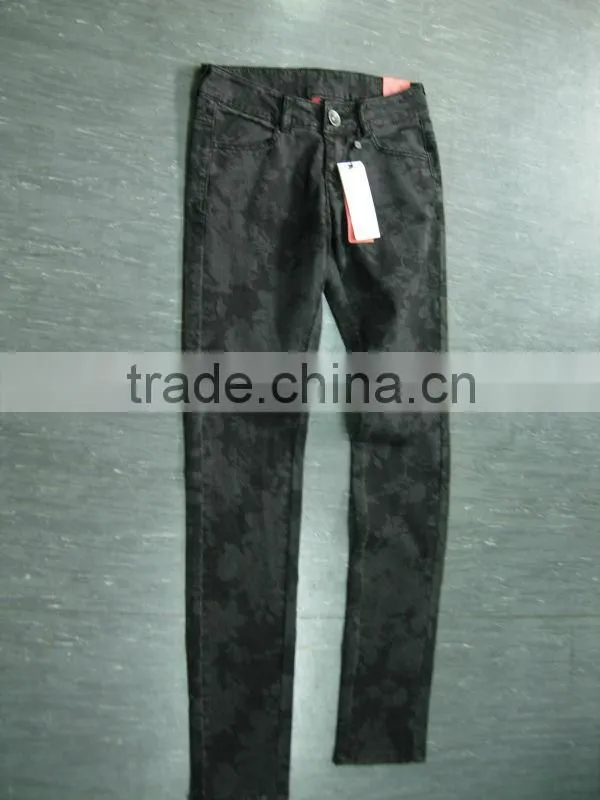 2015 Hot sale man pants long fashion types of man pants with pocket side man