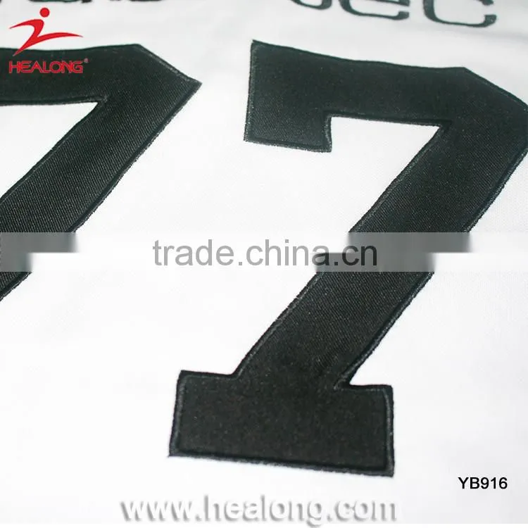 Mens 2016 Hot Sale Custom Embroidery Logo Unique International Hockey Jersey Shirts Wears Nhl
