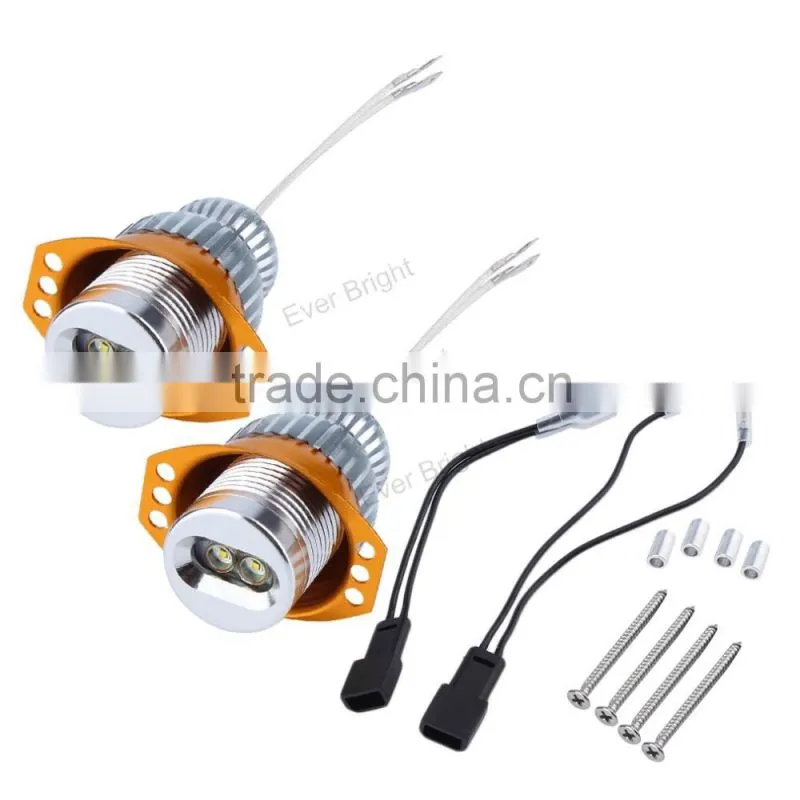 2X10W LED Angel Eyes headlight lighting B-MW E90 E92 E93 M3 LCI E70 X5 E84 X1 E89 Z4 E81 E82 E87 E88 X6 X6M X5M E60 LCI 5-Serie
