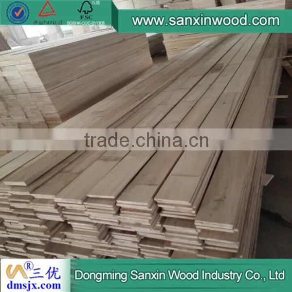 strength FSC paulownia finger jointed board for door frame
