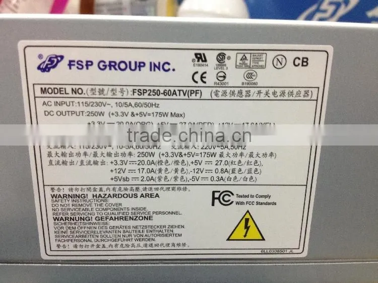 High quality&good price FSP250-60ATV(PF) 250W Power Supply Tested ok