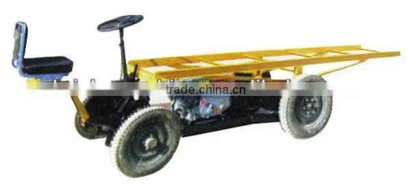 Diesle engine trolly match with clay brick machine