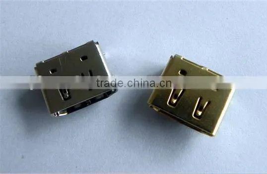 HDMI 19P female smt DIP gold-plated connector