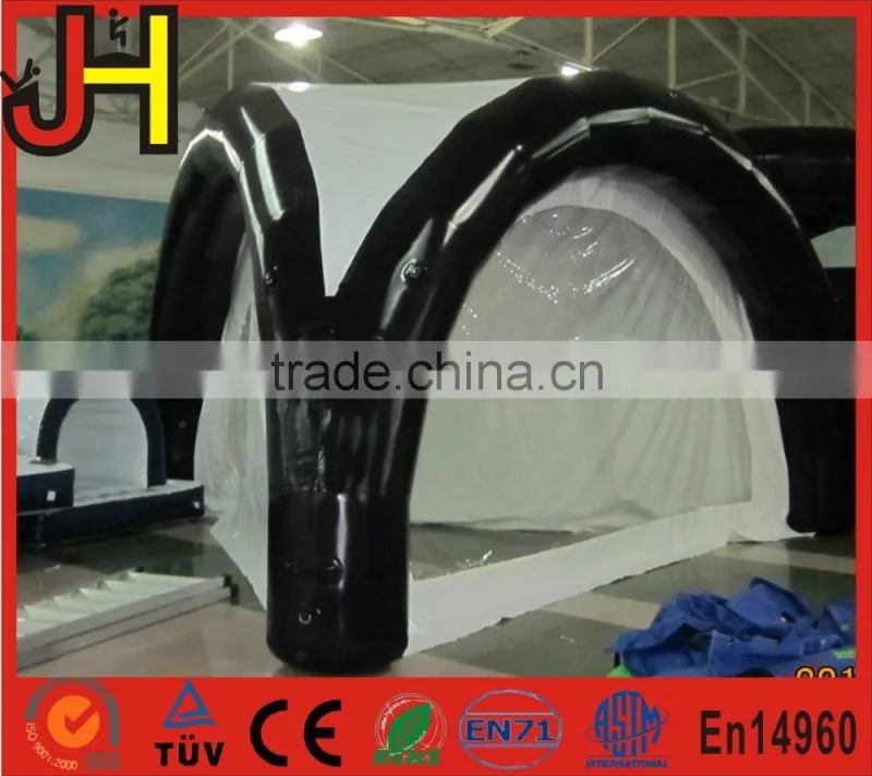 2016 China New Design Black And White Inflatable Spider Tent For Camping