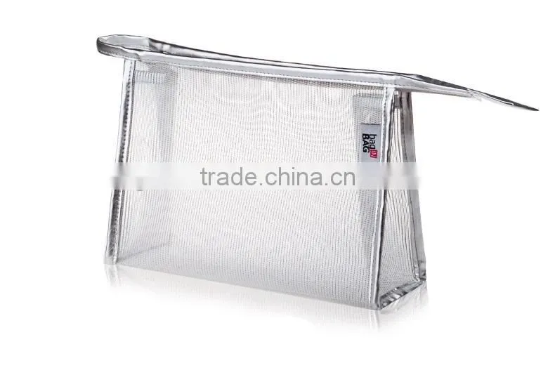2015 hot sale promotional mesh fabric cometic case