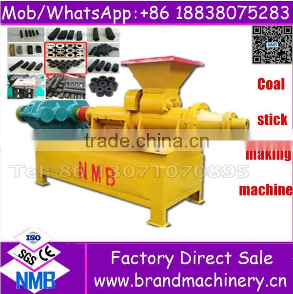2016 hot sell extruder coal stick making machine,charcoal rods briquette making machine