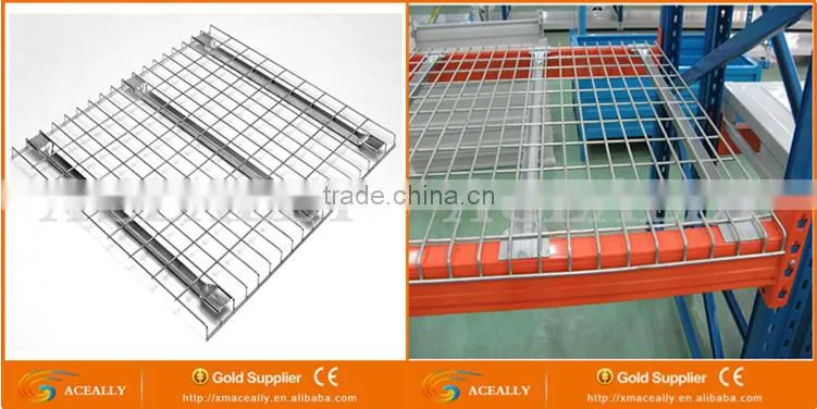 Powder coated Q235 steel metal grid welded mesh panel for pallet racking