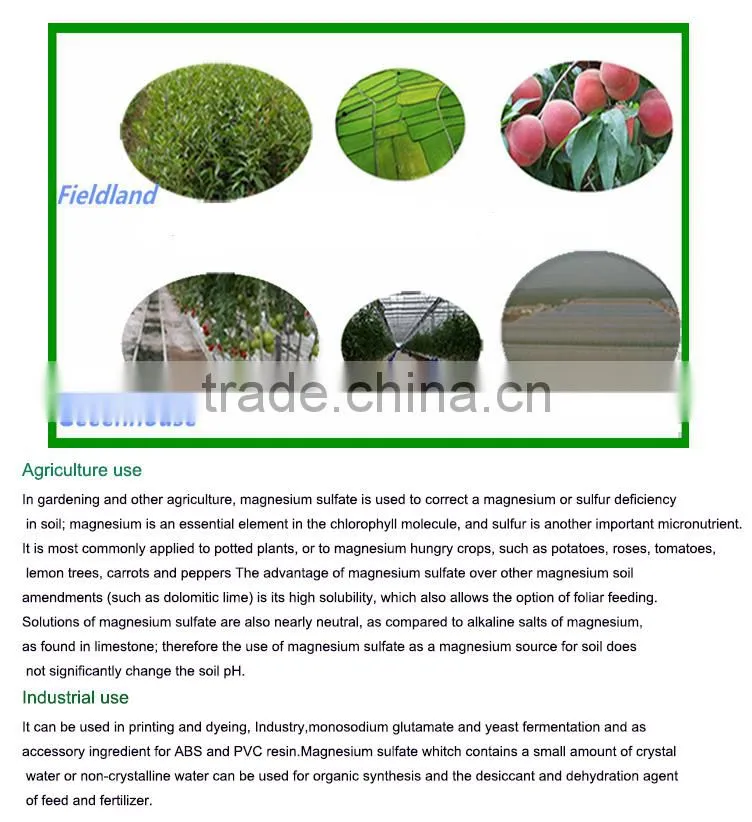 High quality magnesium sulphate
