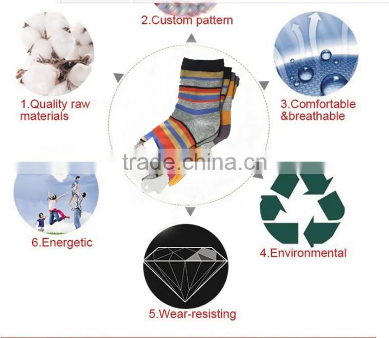 women's Stripe Breathable Soft Cotton Casual Socks