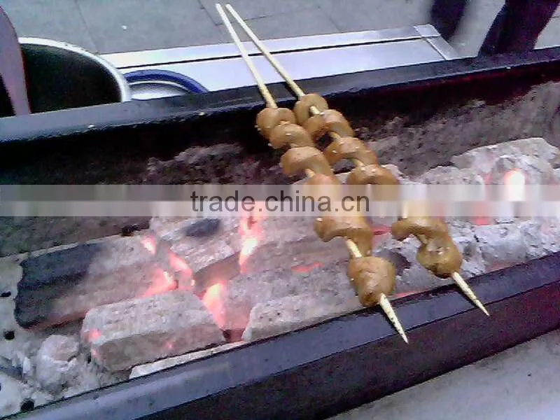 smokeless and odorless machine-made charcoal for BBQ