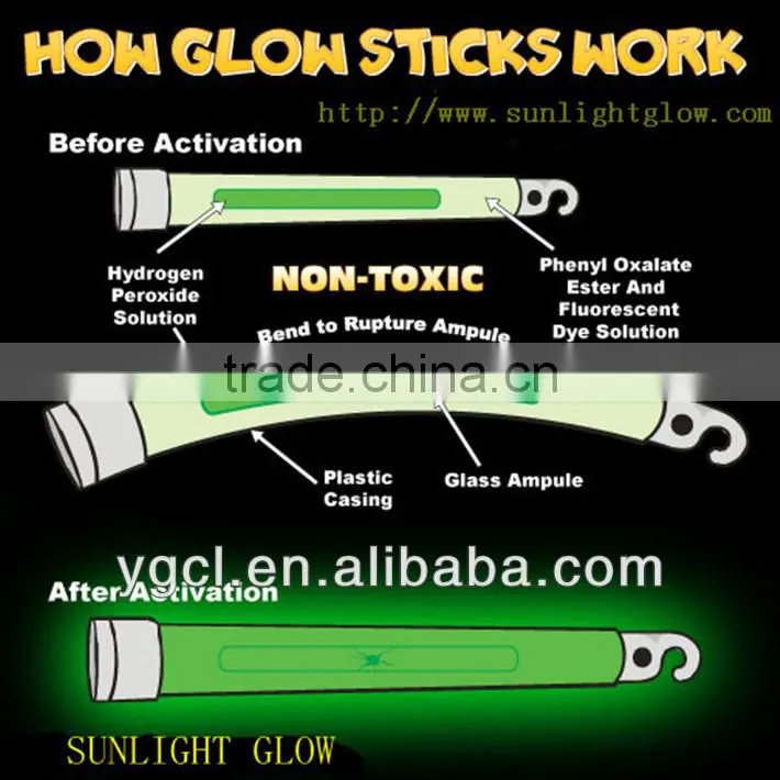 8inch Glow Bracelets ( EN71, ASTM F963)