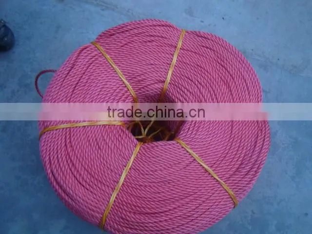 2.4mm twisted (polyethylene) pe rope twine with low price