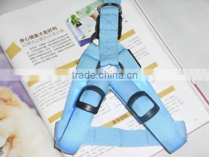 Pet collar making supplies led dog harness, flashing dog leash