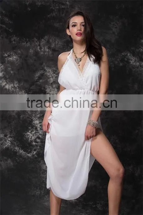 2015 new design hot selling white sarong