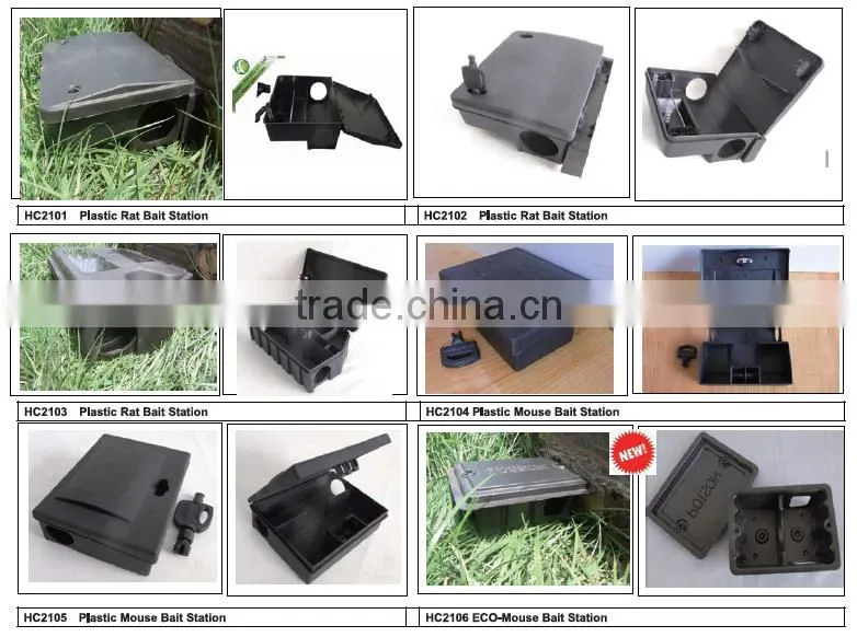 factory sale rodent control multi-catch mousetrap Bait Station HC2104