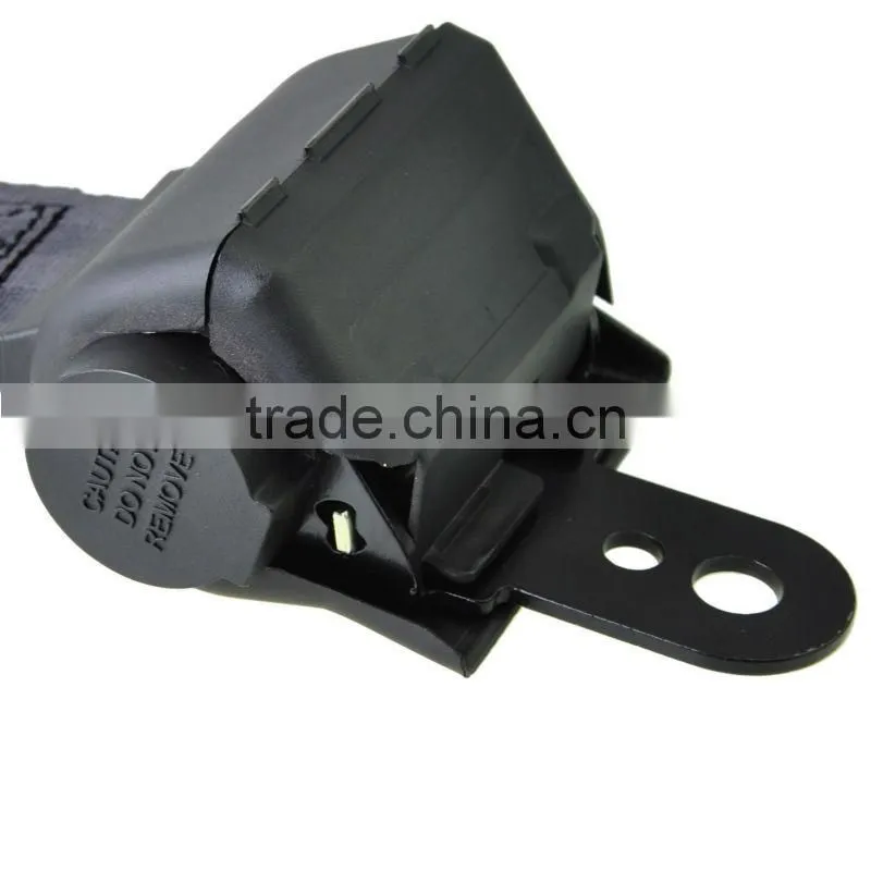 110cm 43" Black Universal 2 Two Point Retractable Car Auto Seat safe Belt