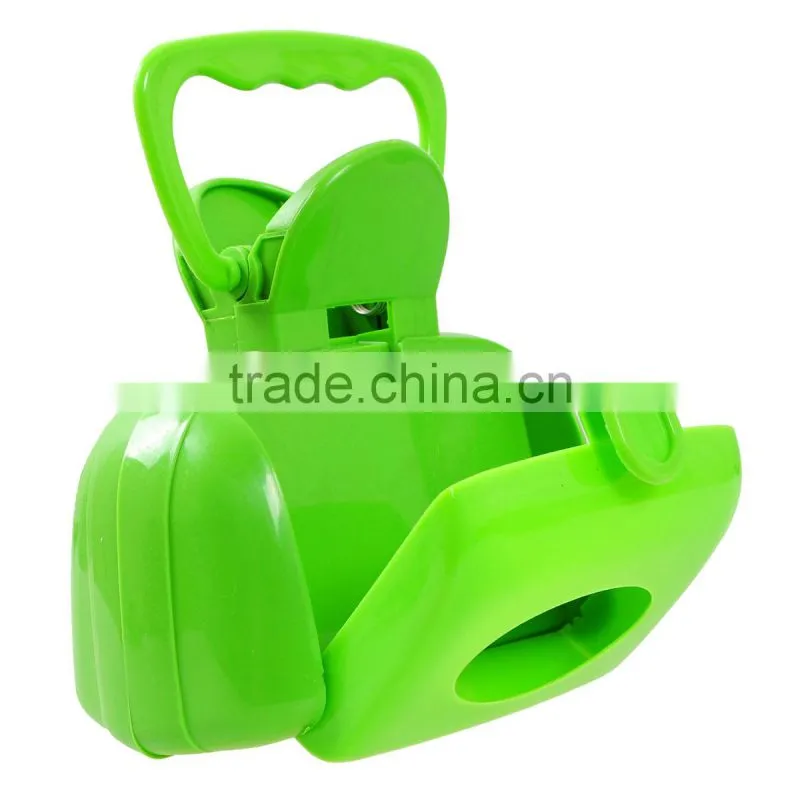Pet Dog Pooper Poop Scooper Clear Tool Interlayer Clip Three Colors Random New