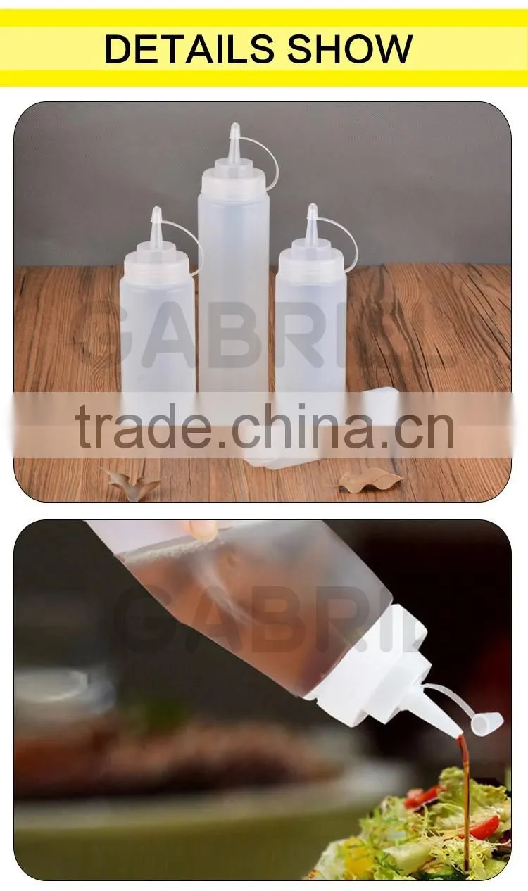 500g Plastic container supplier from china clear and empty honey jars online shopping product sauce bottle