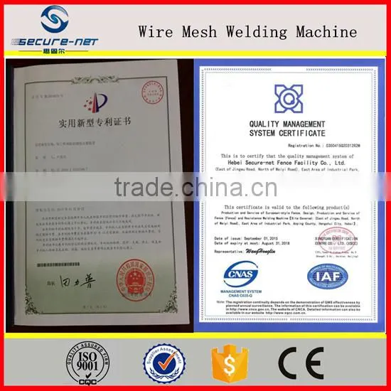 Welded wire mesh bending machine