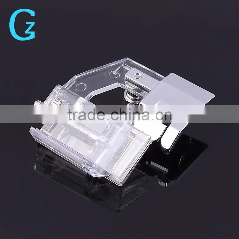 Portable Snap-on Bias Binder Tape Binding Sewing Machine Presser Foot Sewing Supplies for All Low Shank Snap-on Singer Brother B