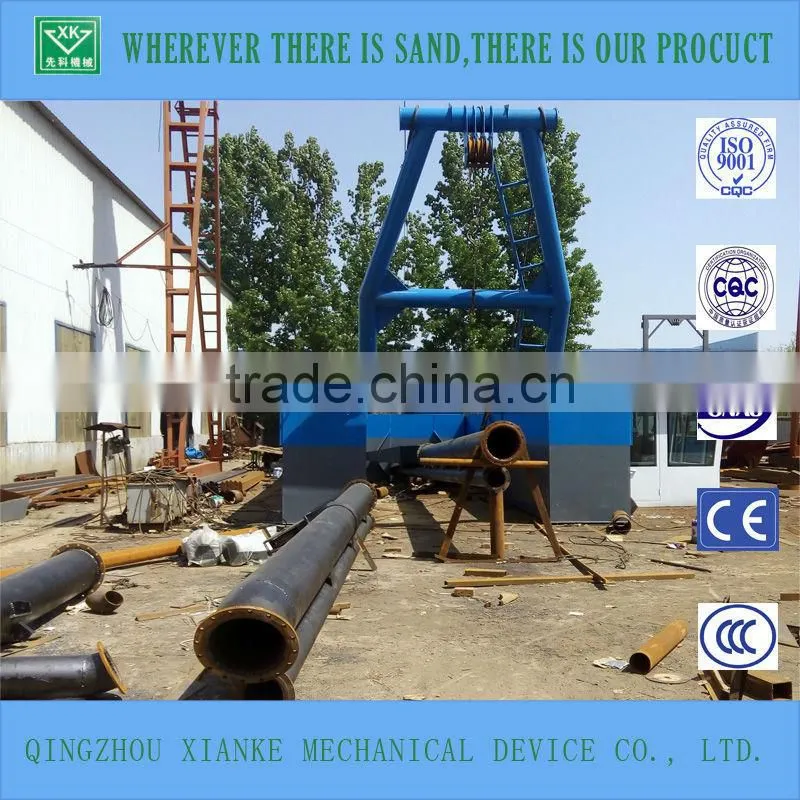 River sand dredger with jet head