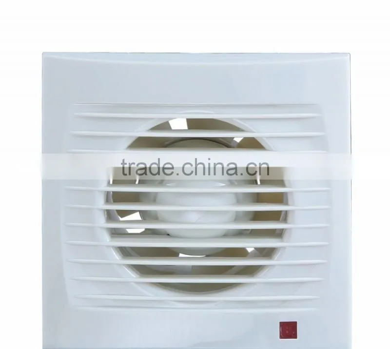 Through Wall Ventilation Fan, White Square Plastic Grille