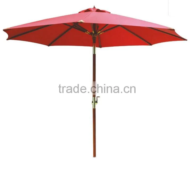 durable frames wood parasol 11761-1