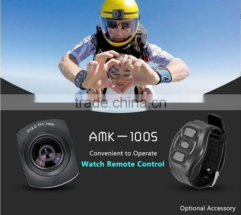New Arrival Waterproof 360 Degree VR Sports Video Camera Wifi Multifunctional Mini Outdoor Portable VR Sports Camera