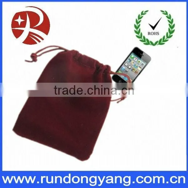 Factory promotional polyester drawstring bag