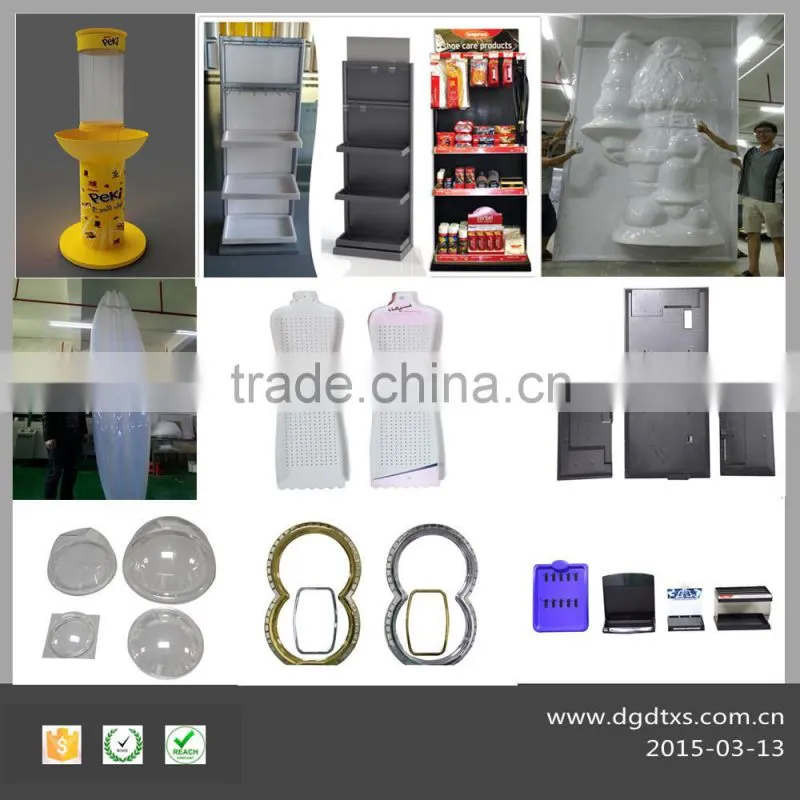 OEM vacuum forming plastic display stand